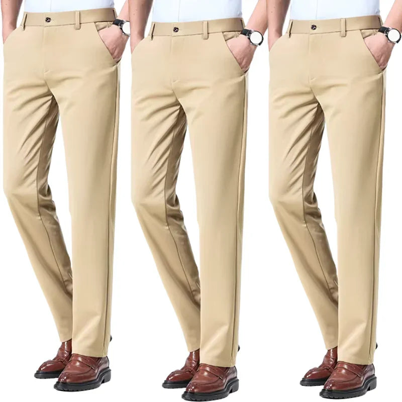 COMPRE 2  LEVE 3 |  Calça Social Clássica Alfaiataria + Cinto de Brinde