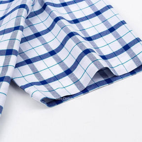 Camisa Social Manga Curta Xadrez - falcane