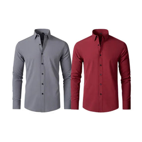 COMPRE 1 LEVE 2 | Camisa Social Ultra Elastech Anti amassados