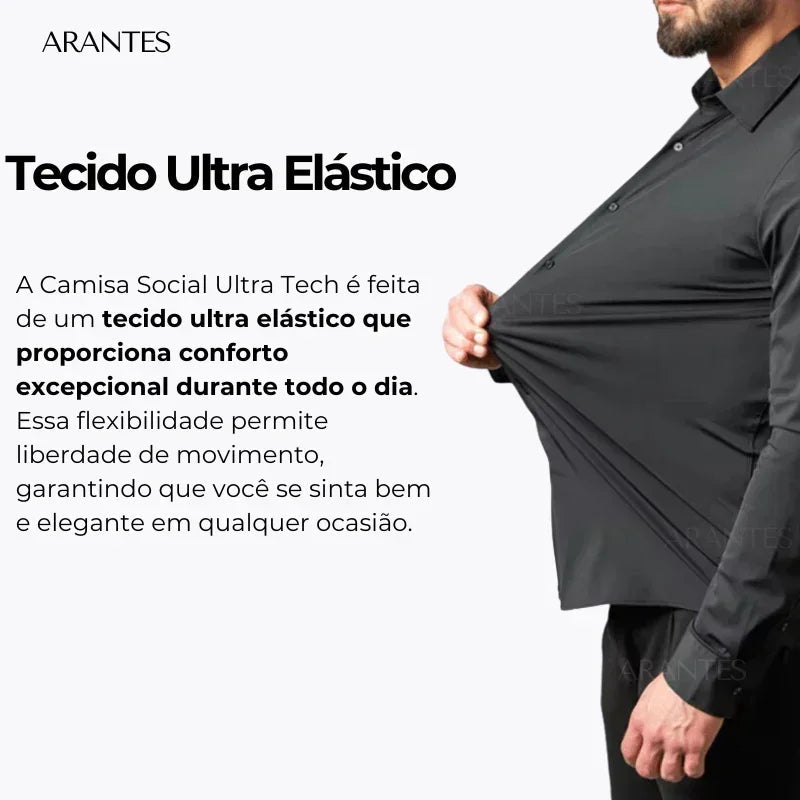 COMPRE 1 LEVE 2 | Camisa Social Ultra Elastech Anti amassados