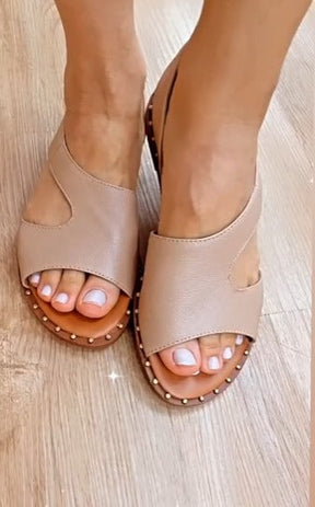 Sandália em Couro Comfort Aurora - Seus Pés nas Nuvens ( Compre 1, Leve 2 )